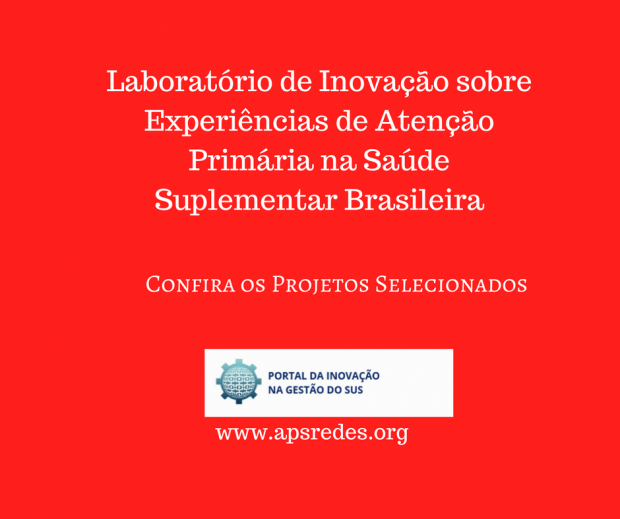 Laboratório de Inovação seleciona 11 projetos de atenção primária