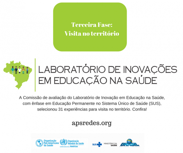 Ministério da Saúde e OPAS definem 31 experiências em Educação Permanente que serão visitadas até maio